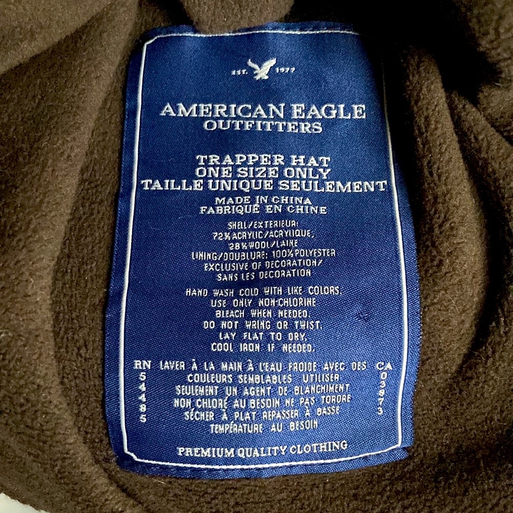 American Eagle ‘77 Winter Trapper Hat - One Size Only